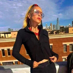 James Perse knit blazer cropped classic button black  coat jacket sz 1 small